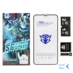 محافظ صفحه نمایش شیشه ای Full Cover Esd-SG مدل iPhone 11 Pro Max / Xs Max / X Max (پک دار)
