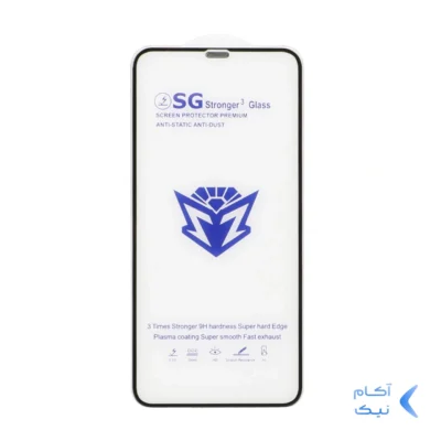محافظ صفحه نمایش شیشه ای Full Cover Esd-SG مدل iPhone 11 Pro Max / Xs Max / X Max