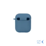 کاور ایرپاد سیلیکونی پاک کنی نازک Apple Airpods 1 / 2 - آبی تیره