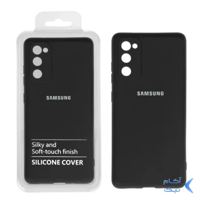 قاب نیو سیلیکون محافظ لنزدار RFF مدل Samsung S20 FE مشکی (پک دار)