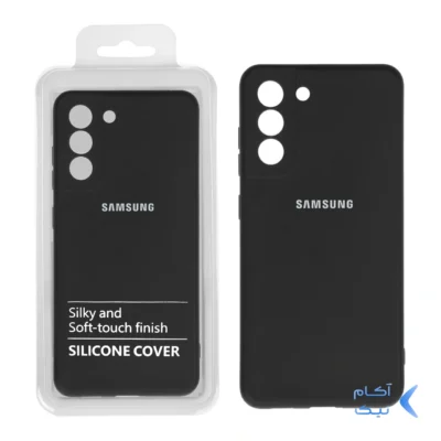 قاب نیو سیلیکون محافظ لنزدار RFF مدل Samsung S21 FE مشکی (پک دار)