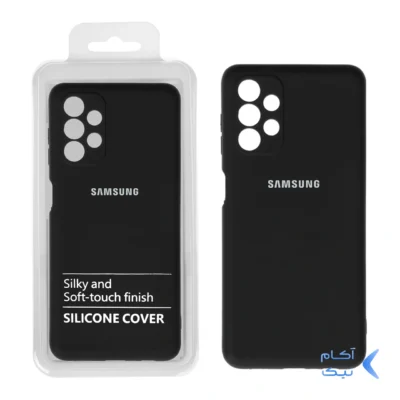 قاب نیو سیلیکون محافظ لنزدار RFF مدل Samsung Galaxy A13 4G - مشکی (پک دار)