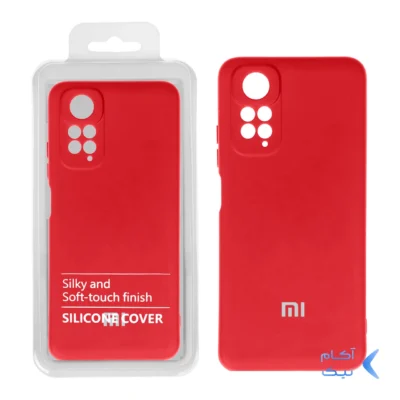 قاب نیو سیلیکون محافظ لنزدار RFF مدل Xiaomi Redmi Note 11S / Note 11 - 4G قرمز (پک دار)