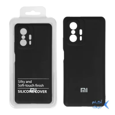 قاب نیو سیلیکون محافظ لنزدار RFF مدل Xiaomi Mi 11T / Mi 11T Pro مشکی (پک دار)