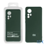 قاب نیو سیلیکون محافظ لنزدار RFF مدل Xiaomi Mi 12 / Mi 12X سبز تیره (پک دار)
