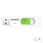 ADATA UV320 USB 3.2 Flash Memory - 128GB - سفید سبز (گارانتی پنج ساله آونگ)