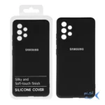 قاب نیو سیلیکون محافظ لنزدار RFF مدل Samsung A32 - 4G - مشکی (پک دار)