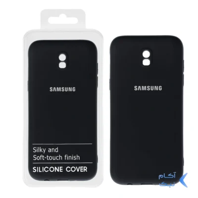 قاب نیو سیلیکون محافظ لنزدار RFF مدل Samsung J5 Pro - مشکی کد 1 (پک دار)
