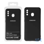قاب نیو سیلیکون محافظ لنزدار RFF مدل Samsung A20 /A30 - مشکی (پک دار)