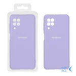 قاب نیو سیلیکون محافظ لنزدار RFF مدل Samsung Galaxy A22 4G / M22 / M32 4G / F22 - یاسی (پک دار)