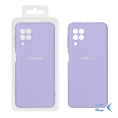 قاب نیو سیلیکون محافظ لنزدار RFF مدل Samsung Galaxy A22 4G / M22 / M32 4G / F22 - یاسی (پک دار)