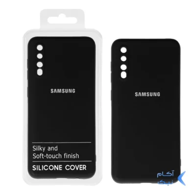 قاب نیو سیلیکون محافظ لنزدار RFF مدل Samsung Galaxy A50 / A50s / A30s - مشکی (پک دار)
