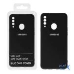 قاب نیو سیلیکون محافظ لنزدار RFF مدل Samsung A20S - مشکی (پک دار)