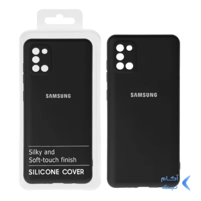 قاب نیو سیلیکون محافظ لنزدار RFF مدل Samsung A31 - مشکی کد 3 (پک دار)