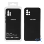قاب نیو سیلیکون محافظ لنزدار RFF مدل Samsung A51 - 4G - مشکی (پک دار)