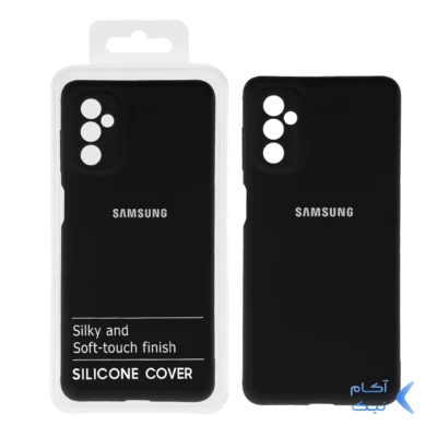 قاب نیو سیلیکون محافظ لنزدار RFF مدل Samsung M52 - مشکی (پک دار)