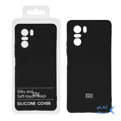 قاب نیو سیلیکون محافظ لنزدار RFF مدل Xiaomi Poco F3 / Mi 11i - مشکی (پک دار)