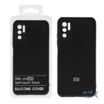 قاب نیو سیلیکون محافظ لنزدار RFF مدل Xiaomi Redmi Note 10 - 5G / Poco M3 Pro / Note 11 SE - مشکی (پک دار)