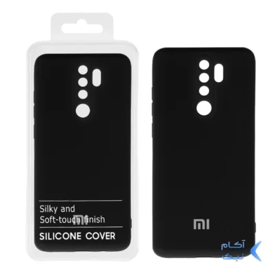 قاب نیو سیلیکون محافظ لنزدار RFF مدل Xiaomi Redmi Note 8 Pro - مشکی (پک دار)