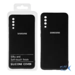 قاب نیو سیلیکون محافظ لنزدار RFF مدل Samsung A70 / A70S - مشکی کد 5 (پک دار)
