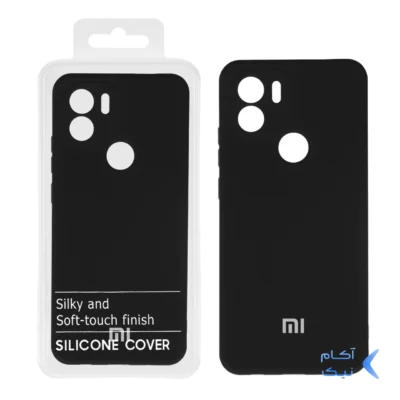 قاب نیو سیلیکون محافظ لنزدار RFF مدل Xiaomi Redmi A1 Plus / Redmi A2 Plus - مشکی کد 6 (پک دار)