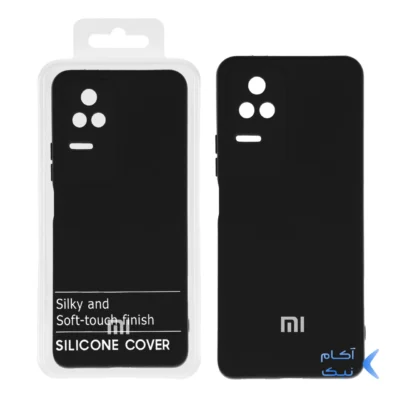 قاب نیو سیلیکون محافظ لنزدار RFF مدل Xiaomi Poco F4 / Redmi K40S - مشکی کد 6 (پک دار)