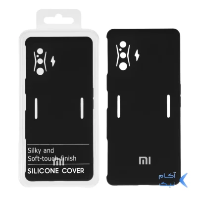 قاب نیو سیلیکون محافظ لنزدار RFF مدل Xiaomi Redmi Poco F4 GT - مشکی کد 6 (پک دار)
