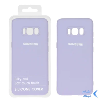 قاب نیو سیلیکون محافظ لنزدار RFF مدل Samsung S8 - یاسی کد 6 (پک دار)