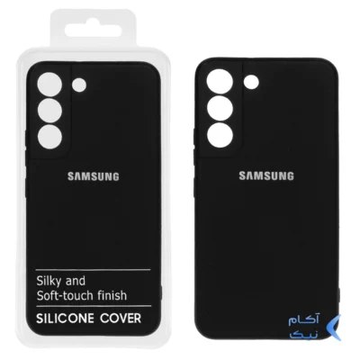 قاب نیو سیلیکون محافظ لنزدار RFF مدل Samsung S22 - مشکی کد 6 (پک دار)