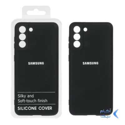 قاب نیو سیلیکون محافظ لنزدار RFF مدل Samsung S21 Plus - مشکی کد 6 (پک دار)