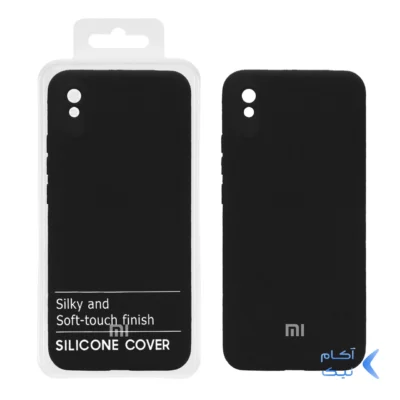 قاب نیو سیلیکون محافظ لنزدار RFF مدل Xiaomi Redmi 9A - مشکی کد 6 (پک دار)