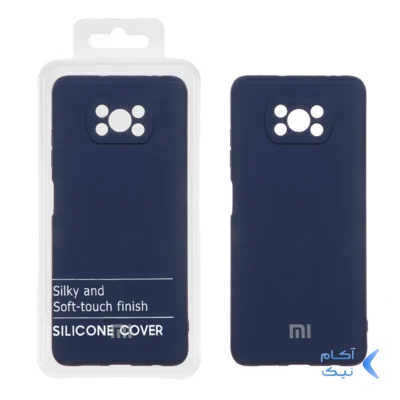 قاب نیو سیلیکون محافظ لنزدار RFF مدل Xiaomi Poco X3 / X3 Pro / X3 NFC - سرمه ای (پک دار)
