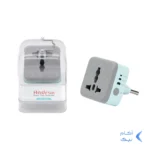 مبدل دو شاخه برق تایمر دار هادرون مدل P103 - آبی