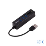 هاب 5 پورت NITU USB3.0 مدل NN27 - مشکی (گارانتی 18 ماه تعویض نیکان همراه)