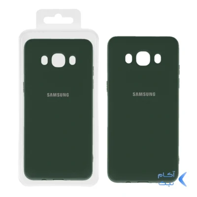 قاب نیو سیلیکون محافظ لنزدار RFF مدل Samsung J5 2016 / J510 - سبز (پک دار)