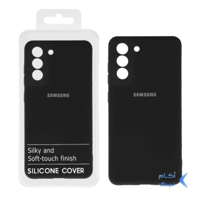 قاب نیو سیلیکون محافظ لنزدار RFF مدل Samsung S21 - مشکی کد7 (پک دار)