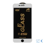 محافظ صفحه نمایش شیشه ای درجه یک Apple iphone 6 Plus / 6S Plus / 7 Plus / 8 Plus - Full Cover OG - ESD OVOG (بدون پک) - سفید