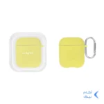 کاور ایرپاد سیلیکونی اورجینال Apple Airpods 1 / 2 - زرد