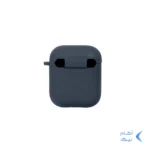 کاور ایرپاد سیلیکونی اورجینال Apple Airpods 1 / 2 - سرمه ای
