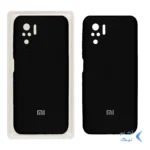 قاب سیلیکونی پاک کنی محافظ لنزدار اورجینال Xiaomi Redmi Note 10S/ Redmi Note 10-4G/ Poco M5S - مشکی (پک اصلی)