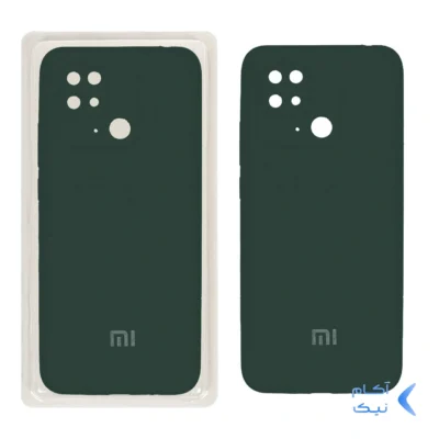 قاب سیلیکونی پاک کنی محافظ لنزدار اورجینال Xiaomi Redmi 10C/ Poco C40 - سبز (پک اصلی)