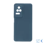 قاب TPU داخل مخمل درجه یک Xiaomi Redmi K50 / Redmi K50 Pro / Poco F4 - سرمه ای