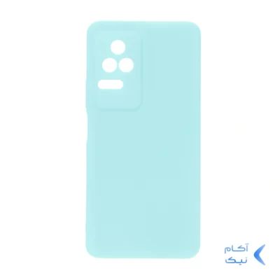قاب TPU داخل مخمل درجه یک Xiaomi Redmi K50 / Redmi K50 Pro / Poco F4 - سبزآبی