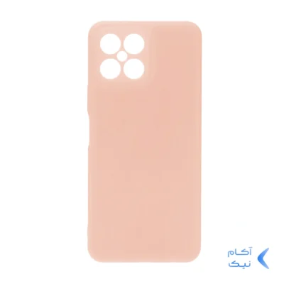 قاب TPU داخل مخمل درجه یک Honor X8-4G - گلبهی