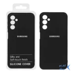 قاب نیو سیلیکون محافظ لنزدار RFF مدل Samsung A14 - مشکی کد 9 (پک دار)