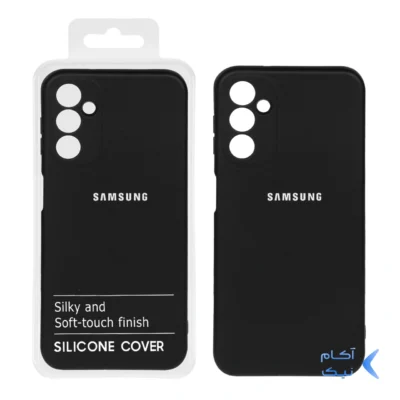 قاب نیو سیلیکون محافظ لنزدار RFF مدل Samsung A14 - مشکی کد 9 (پک دار)
