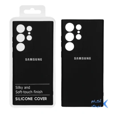 قاب نیو سیلیکون محافظ لنزدار RFF مدل Samsung S23 Ultra - مشکی کد 9 (پک دار)