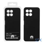 قاب نیو سیلیکون محافظ لنزدار RFF مدل Honor X6 / X8 5G - مشکی کد 9 (پک دار)