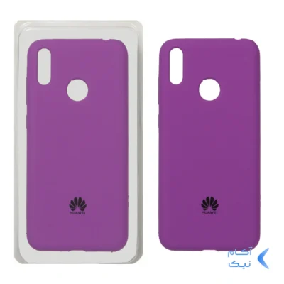قاب سیلیکونی پاک کنی اورجینال Huawei Y7 Prime (2019) / Huawei Y7 (2019) - بنفش (پک اصلی)