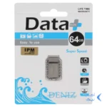 فلش مموری Data Plus USB2.0 مدل DENIZ ظرفیت 64GB - نقره ای (گارانتی مادام العمر IPM)